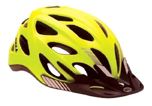 Casco Bell Urbano Muni Verde Fluorescente Visera Luz Color Verde lima Talla M/L