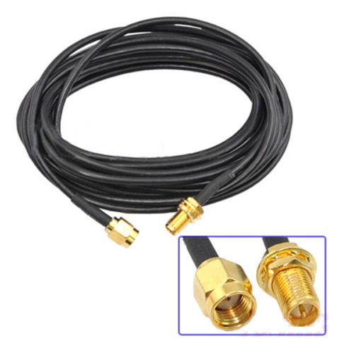 Rp Sma Cable Extension Coaxial Para Antena Wifi Lan Wan