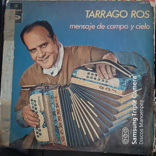 Vinilo Tarrago Ros Y Su Conjunto Mensaje De Campo Y Cielo F4