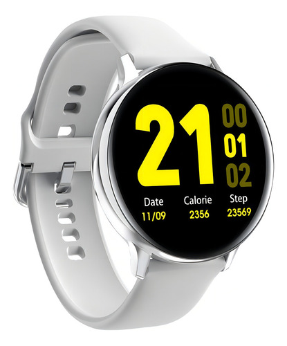 Smartwatch InnJoo equis r EQuis R tela de 1.4" com pulseira de acero silicone - cor silver