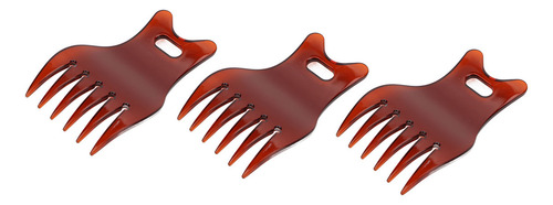 Peine Para Desenredar El Cabello, 3 Piezas, Dientes Anchos Y