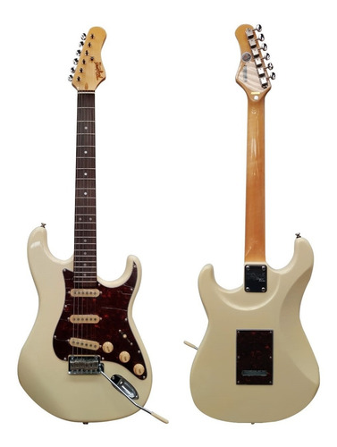 Guitarra Tagima Strato T-635 Classic Branco Vintage T635