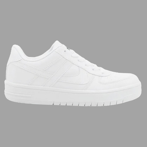 Tenis Panam Casual Choclo Blanco Cómodo Unisex Básico