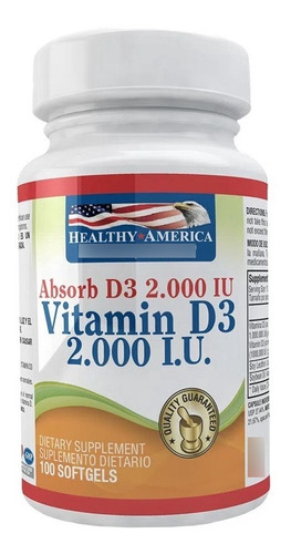 Vitamina D3 2000 Iu 100 Soft - Unidad a $350