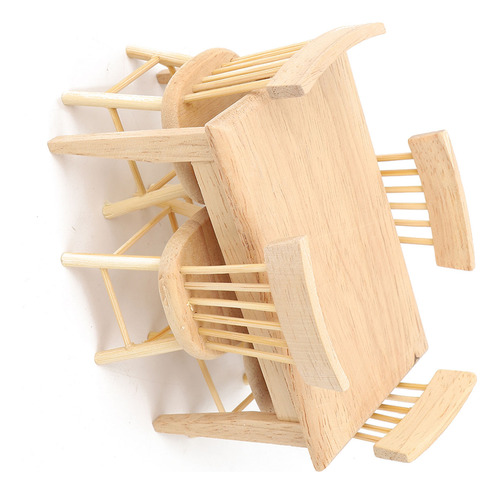 Escritorio En Miniatura 1:12 Silla Simulada De Casa De Muñec