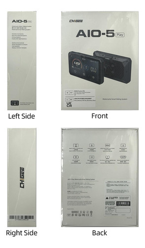 Sistema De Navegación Gps Para Motocicleta Chigee Aio-5play