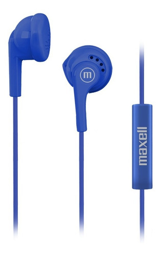 Imagen 1 de 2 de Auriculares In-ear Maxell Stereo Buds Eb-mic 3.5mm