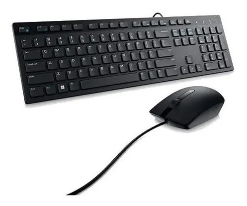 Imagen 3 de 4 de Combo Teclado Y Mouse Dell Km300c-ltn Negro Usb Español Pc
