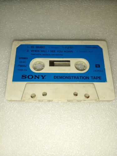 Cassette Demostración Sony Walkman (Usado)