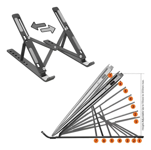 Soporte Atril Plegable Regulable Para Laptop Notebook Tablet