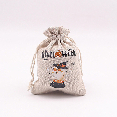 Bolsas De Regalos De Halloween Bolsa Con Cordón De Halloween