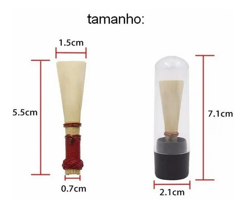 Palheta Para Fagote Força Média Importada