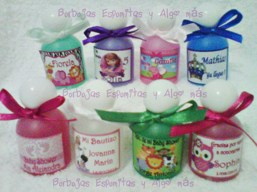 6 Recuerditos Antibacterial Baby Shower Bautizo4500la Unidad