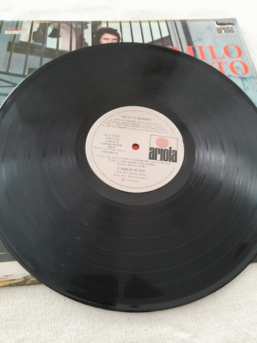 Disco Vinilo Camilo Sesto Solo Un Hombre Edición 1972 (Usado)