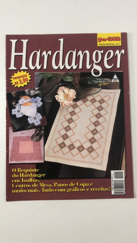 Revista Hardanger 1 Crochê Bordado Toalhas Pano De Copa 825