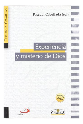 Libro Experiencia Y Misterio De Dios  De Cebollada Silvestre