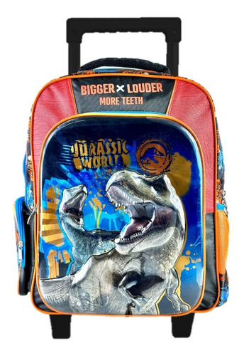 Mochila Jurassic World Primaria Con Carro Vs1135