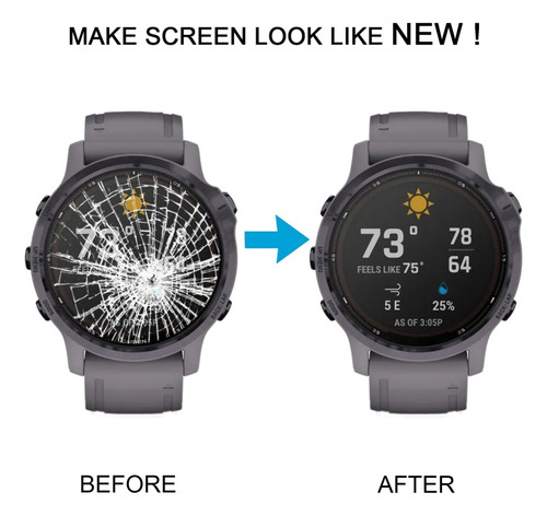 Pantalla Lcd Con Marco Para Garmin Fenix 6s Pro