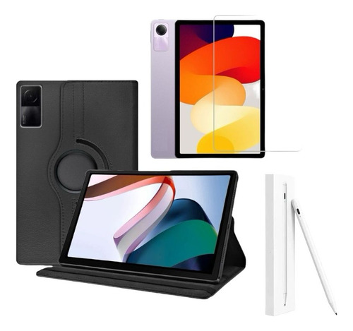 Estuche 360 Para Tablet Xiaomi Pad Se 11 + Pencil + Vidrio  