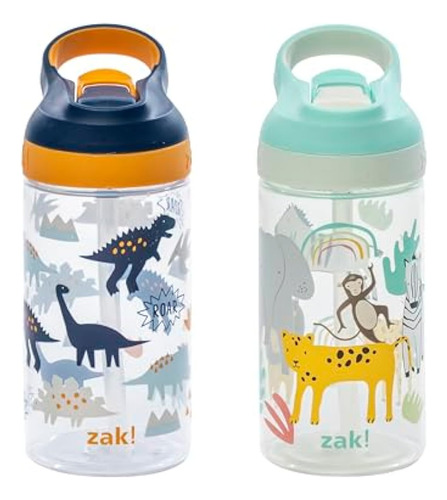 Zak Designs Atlantic - Botella De Agua Para Niños