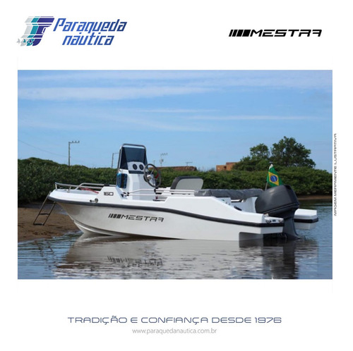 Imagem 2 de 14 de Lancha Mestra 160 Fishing + Motor Mercury 50hp Elpto 2t