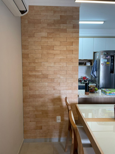 680 Tijolinhos 3d Bricks Adesivos De E.v.a. - Sahara 11m2
