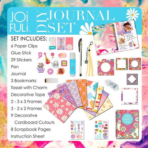 Joifuli Diy Journal Set For Girls Gifts De 8 9 10 11 12 13 A