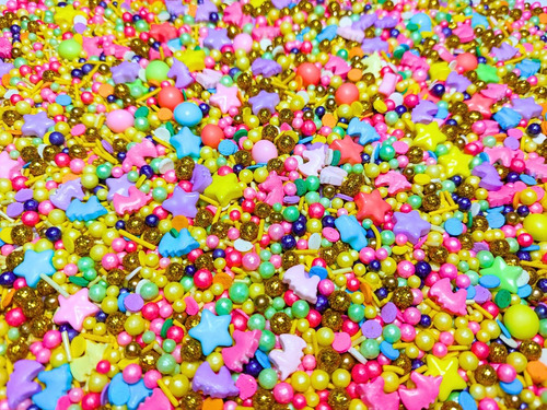 Sprinkle Confeti Estrella Unicornio Colores