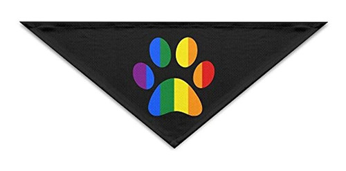 Gqop Lgbt Paw Pride Triangle Pet Bibs Bufanda Dog Cat Bandan