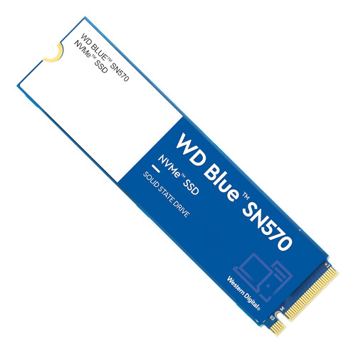 Disco De Estado Solido Wd Blue Sn570 Nvme 1tb Color Azul