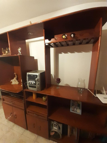 Mueble En Madera, Portacopas Integrado
