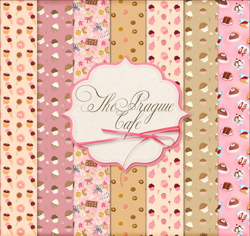 Kit De Papel Digital Shabby Chic Cupcakes The Prague Cafe