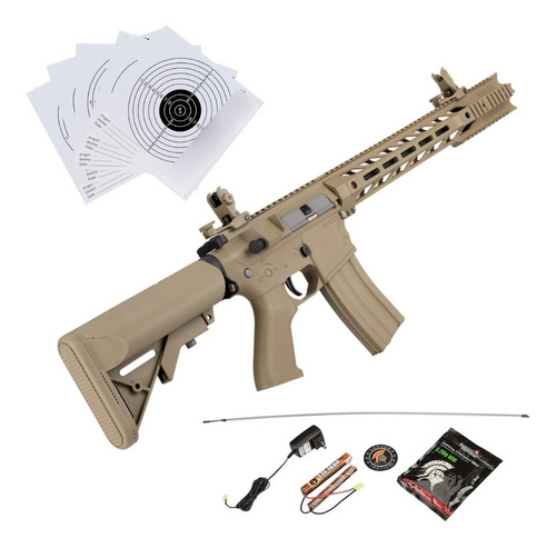 Rifle Airsoft M16 Gen 2 Interceptor Lancer Tactical 6mm Xc