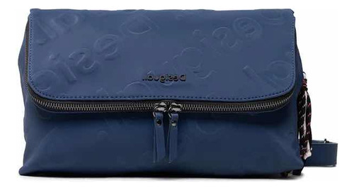 Cartera Nueva Desigual Venecia Azul Logo