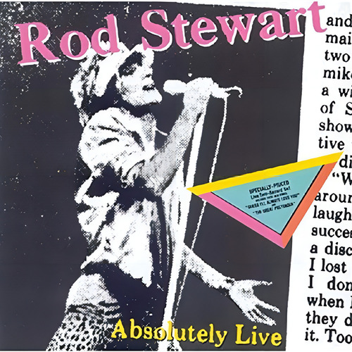CD de Rod Stewart — Absolutely Live — Importado — Versión sellada de reedición del álbum