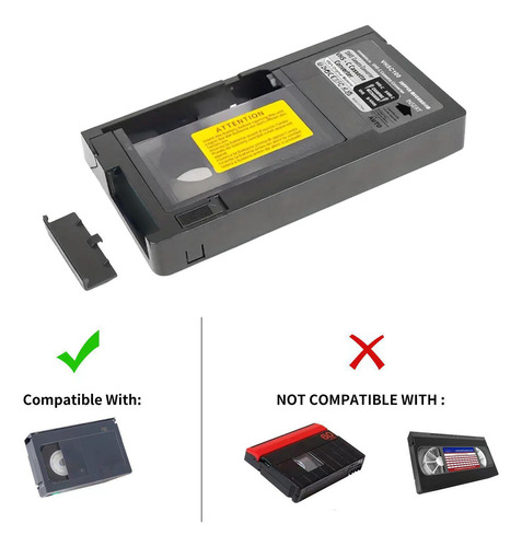 Adaptador De Casete Vhs A De 12 Mm, Accesorio Electrónico,