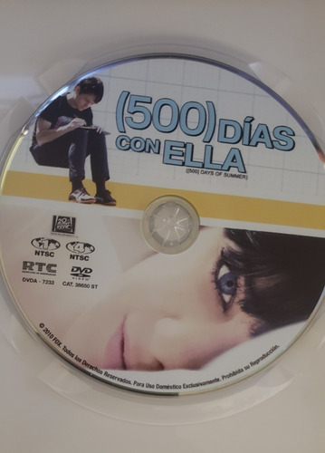 500 Días Con Ella - Dvd - (500) Days Of Summer (Usado)