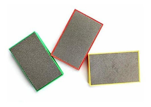 Juego 3 Almohadilla Pulido Para Lijar Pulir Piedra Hormigon