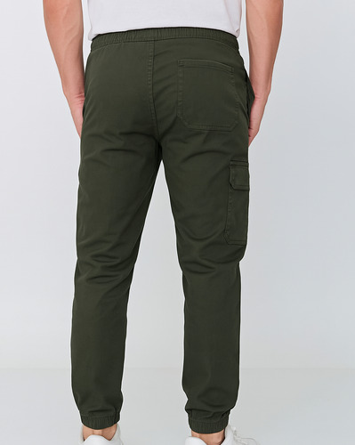 Pantalón Hombre Cargo Jogger Importado Joger Gabardina