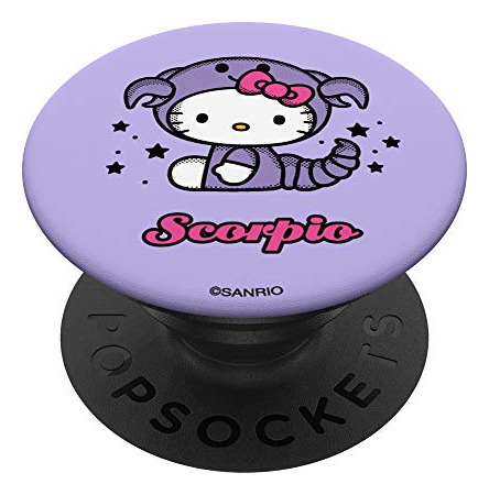 Hola Kitty Zodiac Escorpio Popsockets Popgrip: Grip Lxbqi