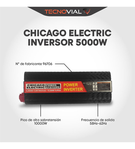 Inversor De Corriente 5000w