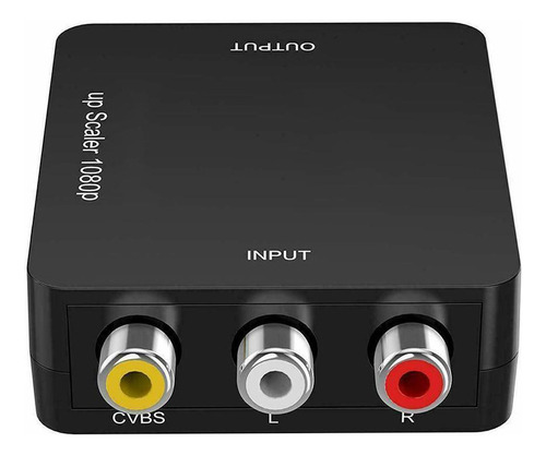 (a)adaptador De Vídeo Cvbs Compatible Con Rca Av A Hdmi