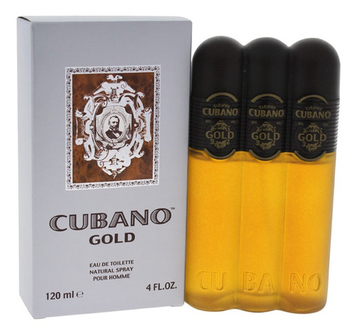 Edt De 4 Onzas Cubano Dorado Para Hombre En Spray