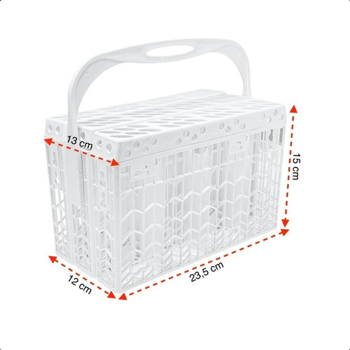 Imagem 3 de 10 de Cesto De Talheres Lava Louça Electrolux Le12x Cod 00055001