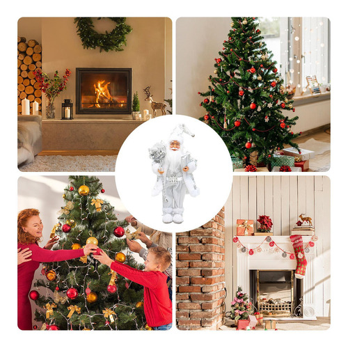 Figura Navideña De Papá Noel Figuras De Papá Noel Adorno Nav