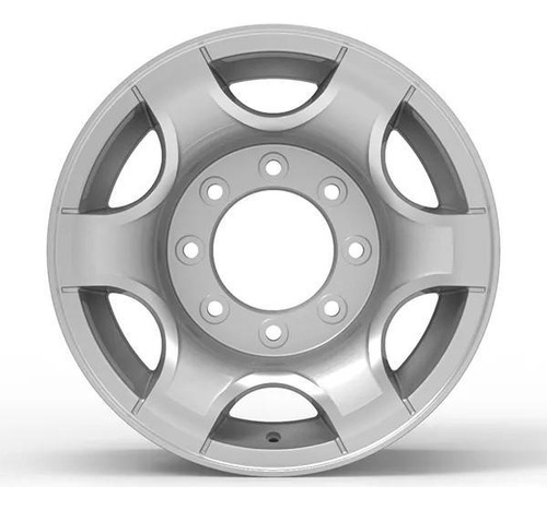 Roda Vd01 F250 16x7 Furação 8x170mm Et 6,3 Diamantada Prata