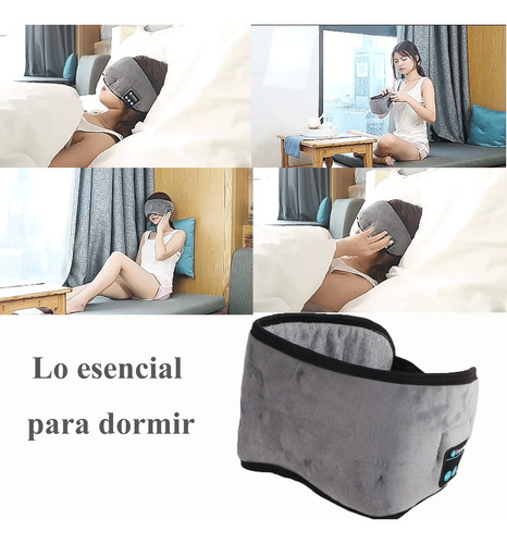 Antifaz Para Dormir Bluetooth Ajustable Respirable Y Cómodo