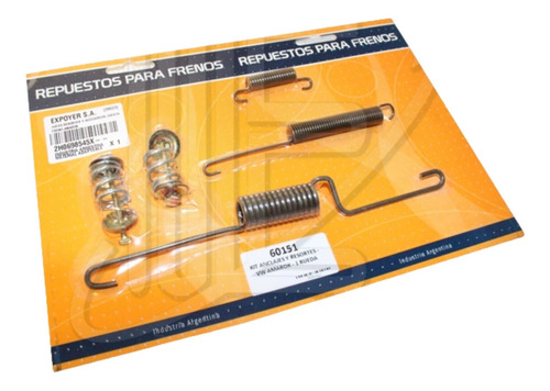 Kit Anclajes Y Resortes Zapata De Freno Vw Amarok