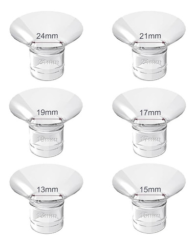 2 Insertos De Brida Extractor De Lactancia, Adaptador 17mm