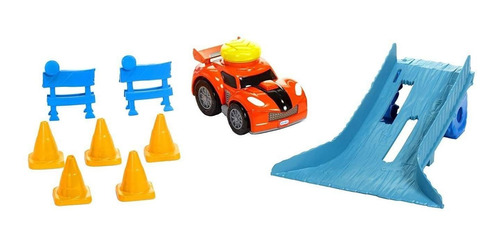  Slammin Racers Stunt Jump, Multicolor